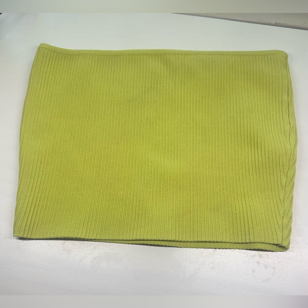 Kendall & Kylie Neon Yellow Cropped Tube Top